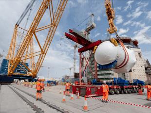 Second nuclear reactor put into place