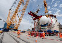 Big Carl lifts Hinkley Point C nuclear power station second reactor into its building