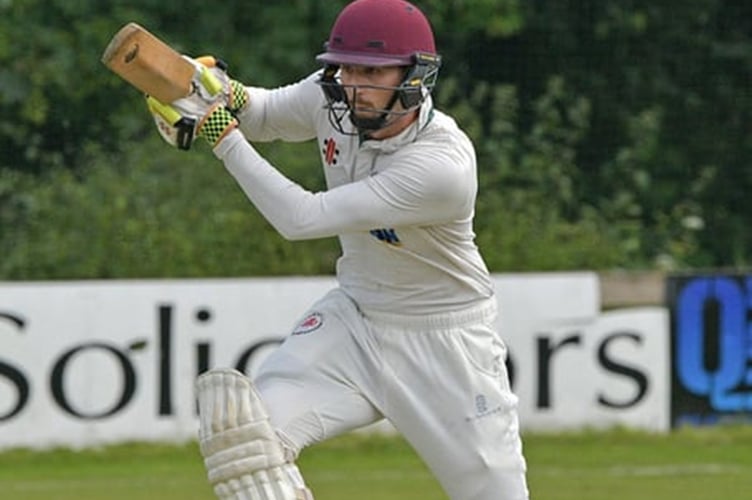 Freddie Wilson started well for Minehead but was bowled out early