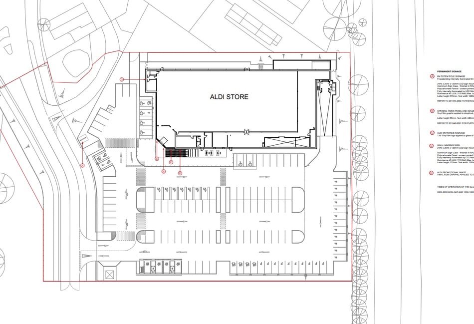 Planning notices: Aldi seeks permission for signage for new store