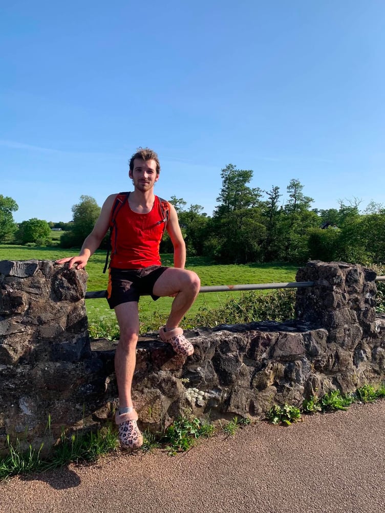 Sam Tull has raised more than £3,000 for a new crocodile house in Tropiquaria Zoo by running two marathons wearing Crocs.