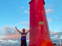 Sam's 'feat in the heat' raises £3k