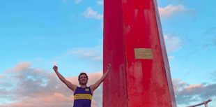 Sam's 'feat in the heat' raises £3k