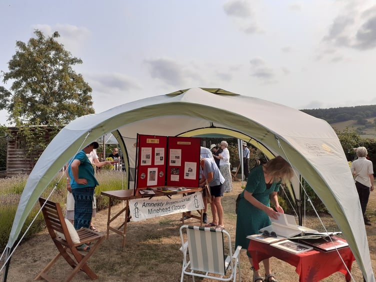 Amnesty International's Minehead group is holding an afternoon tea party.