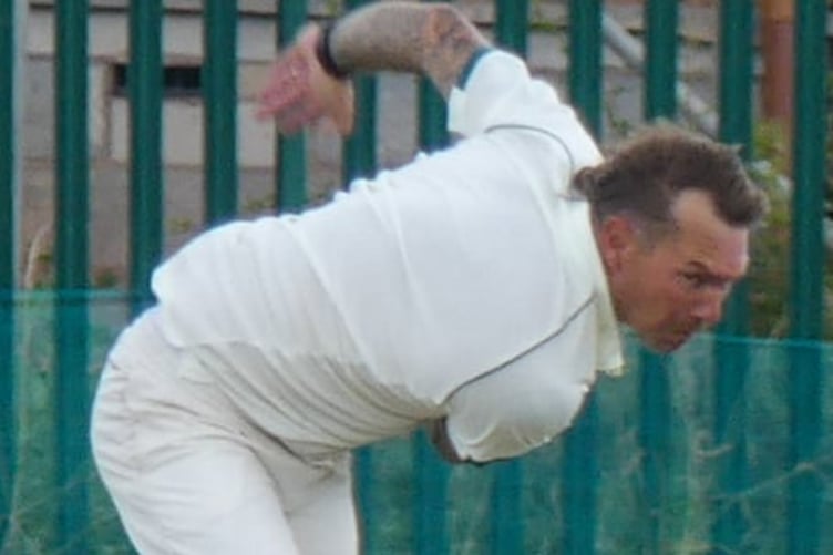 Rob Spiers took 3 for 16 off 5 overs for Minehead Seconds