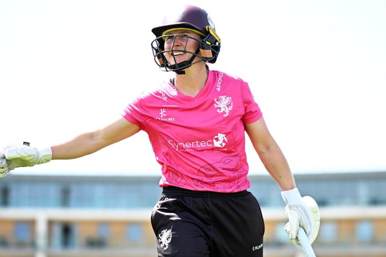 Sophie Luff who scored another half century