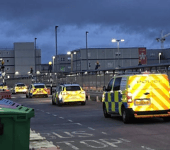 Police called to keep peace at nuclear site