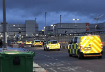 Industrial dispute on Hinkley C site sees large police presence