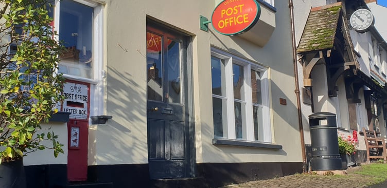 Dunster Post Office will be the nearest for Minehead residents after Tuesday when the seaside town's only branch closes.