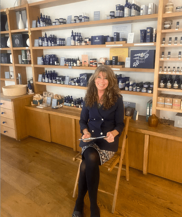 Minehead holistic health and wellbeing practitioner Venetia Moore, who is taking on the world's fastest zip wire challenge to fund-raise for her seriously ill granddaughter.
