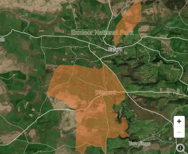 Power cut hits dozens of Exmoor properties