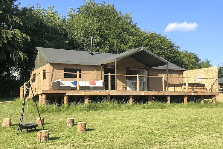 Skilgate's Fauna lodge, one of two run by award-winning Daniel and Rachel Barber.