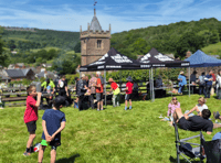 Patronal festival barbecue blessed with weather