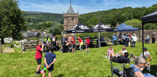 Patronal festival barbecue blessed with weather
