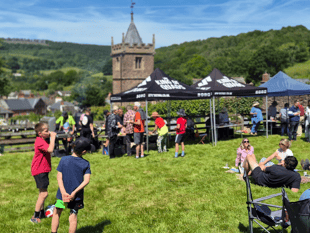 Patronal festival barbecue blessed with weather