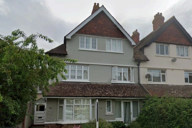 Planning permission is being sought to convert a Minehead guesthouse to three two-bedroom dwellings.