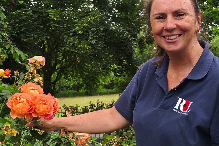 Lead gardener Jennifer Kenn has an ambitious five-year plan to restore the one acre rose garden originally planted up with prestige David Austin roses