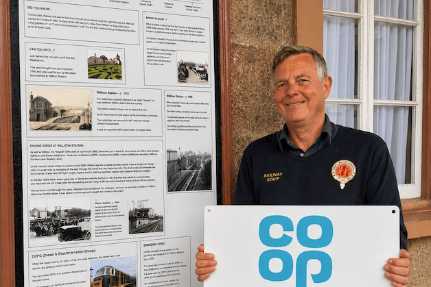 West Somerset Railway Association chairman Edward Martin.
