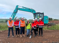 Poetry in motion as new homes work starts