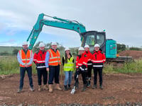 Poetry in motion as new homes work starts