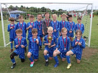 Minehead Pirates' Under 9s celebrate another cup triumph 