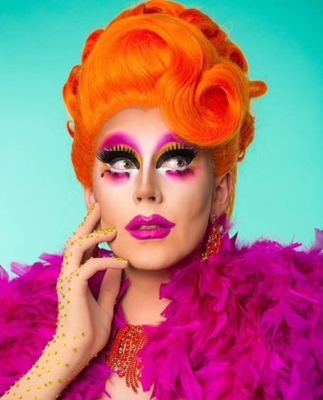 Me The Drag Queen will be performing in Watchet's East Quay on Saturday evening.