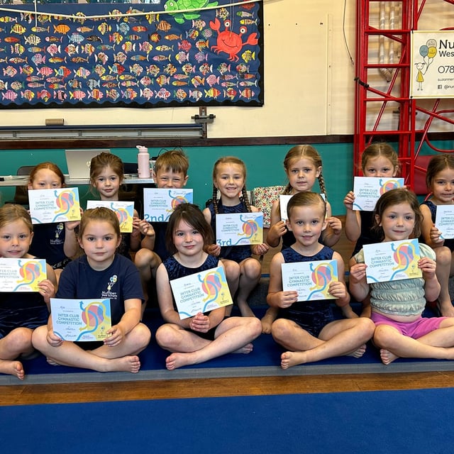 Gym club youngsters perform in annual event