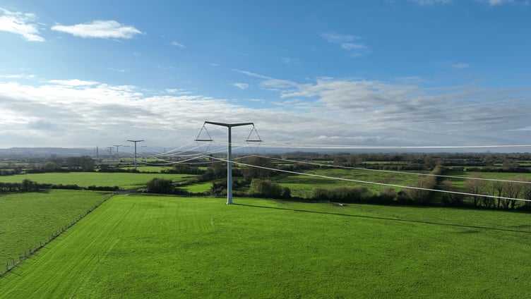 A section of the Hinkley Connection Project