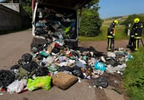 Firefighters tackle bin lorry blaze after Li-ion battery put in domestic waste