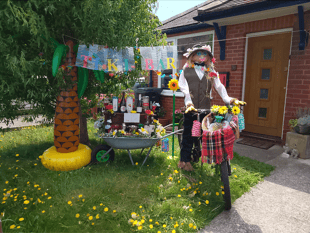First-time scarecrows brighten up town
