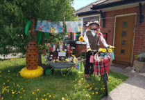 Shops, businesses, and families take part in Watchet's first scarecrow competition