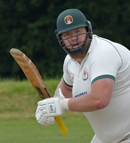 Minehead opener Ian Buchanan - five runs short of a half century