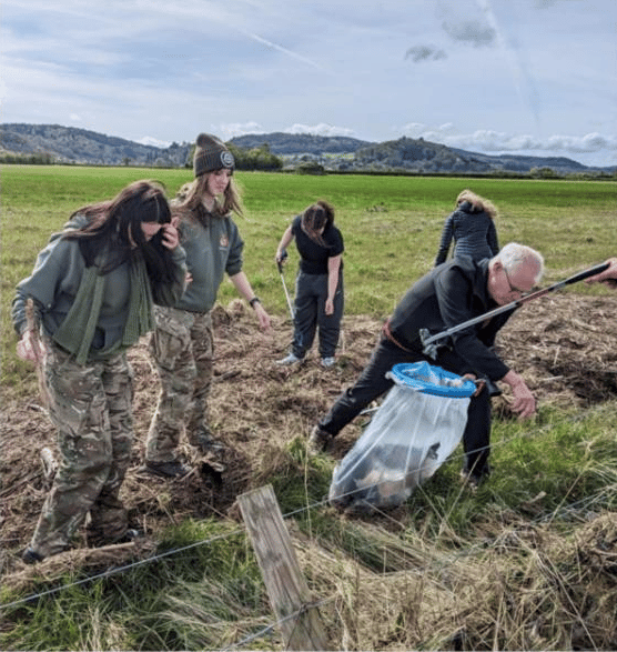 Earning rewards for moorland good deeds
