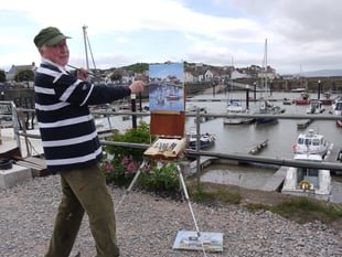 Gallery hosts artist's plein paintings exhibition