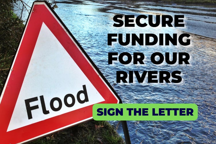 Residents are being urged to sign a letter to the Government demanding funding is restored to maintain West Somerset rivers to help protect against flooding.