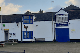 The HM Coastguard Station on Watchet's Esplanade.
