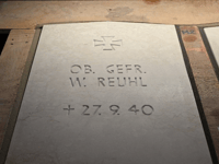 New headstone ready for WW2  German airman