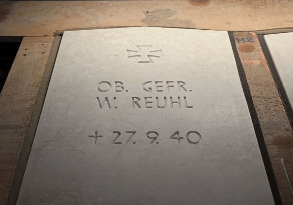 New headstone ready for WW2  German airman