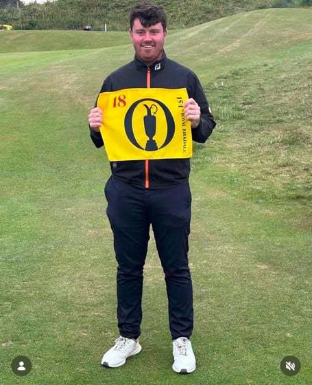 Tom Sloman plays in The Open Championship next week