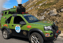 Land Rover Freelander disguised as vintage steam engine wins European Wacky Rally