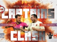 Cricket and rugby star's sides clash in charity T20 match 