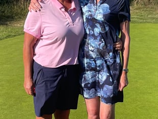 Deano Carlin wins Ladies club championship at Minehead 