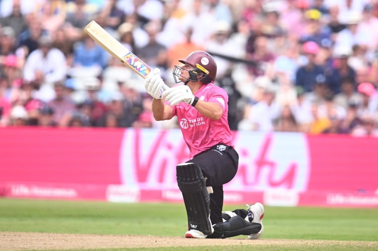 Will Smeed hit 49 for Somerset.