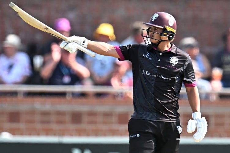 Josh Thomas who hit an unbeaten 97 against Gloucestershire