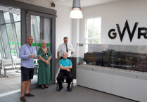 Sensory garden and power car nameplate unveiled by railway volunteer Clive Goddard