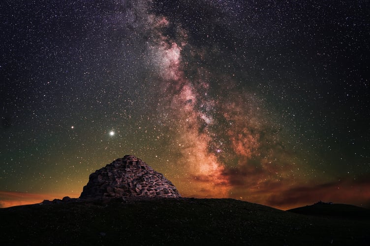 Showing just why so many people visit to see Exmoor's dark skies.
