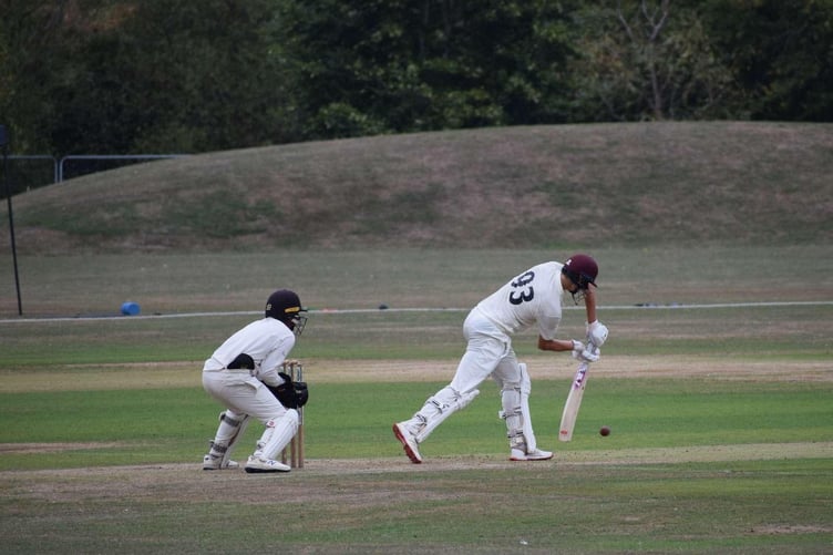 Theo Lamey who scored two centuries for Somerset v Warwickshire Under 18s