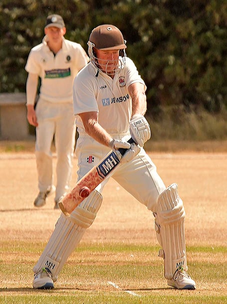Andrew Stevens . . . who scored 42 for Minehead