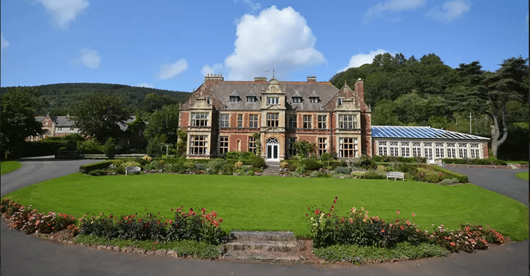 The historic Knowle Manor, near Timberscombe.