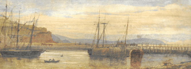 A work by Thomas Chidgey, whose paintings will be discussed at a Watchet maritime history day in October.
